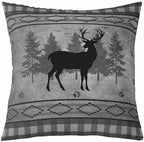 Feelyou Bear Rustic Throw Pillow Covers Soft 16" x 16" - Image 4