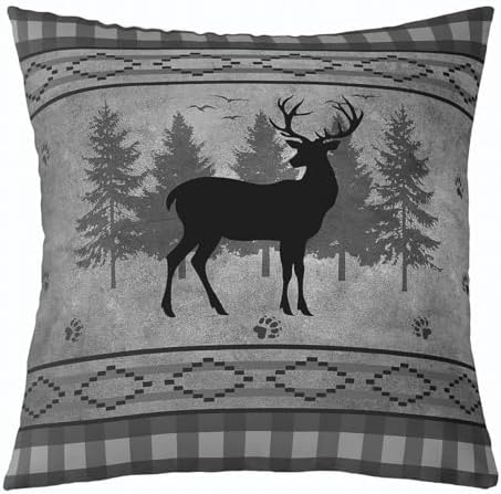 Feelyou Bear Rustic Throw Pillow Covers Soft 16" x 16" - Image 4