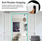 LSGCQ Kerf Weather Stripping for Door Seal Strip, 40 Ft, Black - Image 6