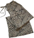 SHENHE Women's Cheetah Print Wide Leg Baggy Y2k Loose Streetwear Trousers by SHENHE