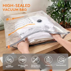 10 Packs Vacuum Seal Bags with USB/Type-C Pump, 3 Sizes Travel Vacuum Storage Bags for Clothing, Vacuum Packing Bags for Closet Organization, Bedding & Seasonal Storage - Image 5