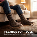 cosyone1997 Mens Slipper Socks Sherpa Fuzzy Non Slip Cozy Gifts - Image 3