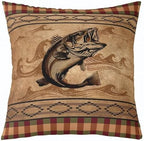 Feelyou Bear Rustic Throw Pillow Covers Soft 16" x 16" - Image 3