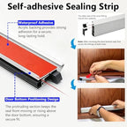 Hotel Room Door Sweep Seal, Automatic Lowering Privacy Light Control - Image 4