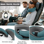 WEERSHUN Travel Pillows for Airplanes,2026 New Travel Pillow,Travel Neck Pillow Airplane Memory Foam Travel Pillow Neck Pillow for Traveling Suitable for Airplanes,Offices and Cars - Image 3
