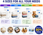 20 Jumbo Vacuum seal bags for clothing travel,comforter vacuum storage bag - Image 5