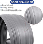 ToLanbbt 16.5Ft/5M Universal Garage Threshold Seal Strip with 300ml Black Adhesives, Garage Door Bottom Weatherproof Strip Rubber DIY Weather Stripping Replacement (Grey) - Image 3