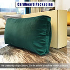 Velvet Recliner Headrest Pillow, Non-Slip Neck Support, Green - Image 6