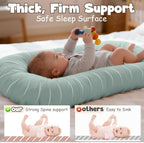 Infant Lounger for Newborn, XL Portable Baby Floor Lounger - Image 3