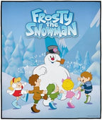 Frosty The Snowman Picnic Outdoor Blanket, 50"x60" Frosty & Kids, Beach - Image 2