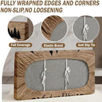 Britimes RV Dinette Cushion Covers Set, 6 Pack, for Camper, Rustic Wood - Image 4