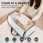 HomeHacks Moving Bags, Heavy Duty Storage Bags for Clothes, 8 Pack 93L - Image 3
