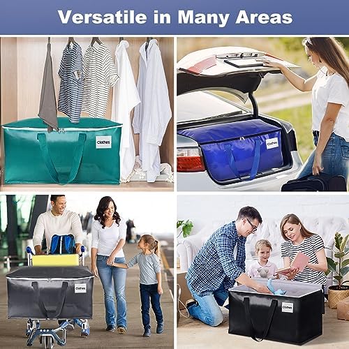 StorageRight Moving Bags, Moving Boxes, 93L 10-Pack Sotrage Bags, 4 Colors - Image 7