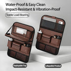 TENLBYC Car Seat Organizers,Multi-functional Back Seat Protectors, Storage Pouches, and Tray Holders (for Cars, Kids, Seat Back and Rear Seats)（Brown1 Pcs） - Image 6