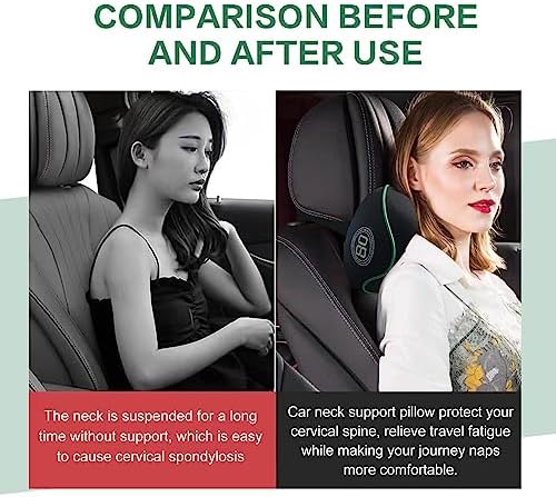 Really Soft Car Headrest Pillow, Neck Pillow for Car with Adjustable Strap - Image 4