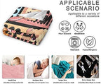 Kawaii Anime Blanket for Girls and Women - Ramen Dogs Boba Flannel Decor - Luxurious Warm and Cozy - M 50X60 Inch for Teen/Travel - Image 6