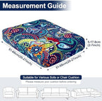 Smiry Waterproof Patio Cushion Covers, Stretch Outdoor Furniture Covers - Image 6
