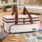 Double Layer Carrying Case with Cutting Mat Pocket & Accessories Storage - Image 7