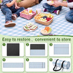 Domensi 2-in-1 Picnic Basket & Blanket Set, 30L Insulated Cooler Bag - Image 5