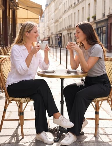 Showitty Wide Leg Pants for Women with Pockets, High Waist Yoga Lounge - Image 3