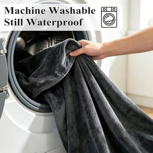 Catalonia Waterproof Hooded Blanket Poncho, Warm Wearable Cape for Outdoors - Image 7