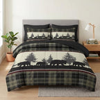 Pamnest King Comforter Set with Sheets, 7 Pieces Vintage Bear Bedding by PAMNEST