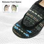 Scurtain Mens House Slippers Comfortable Wide Diabetic Orthopedic Shoes - Image 4
