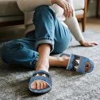 Jeiento Animal Cat Pattern Slippers for Women Lady Open Toe Slippers Soft Cushion Slip Resistant Spa Slipper for Hotel,Cozy Home Shoes - Image 2