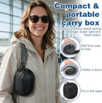 Ergonomic Airplane Pillow and Airplane Foot Hammock for Flight Car - Image 4