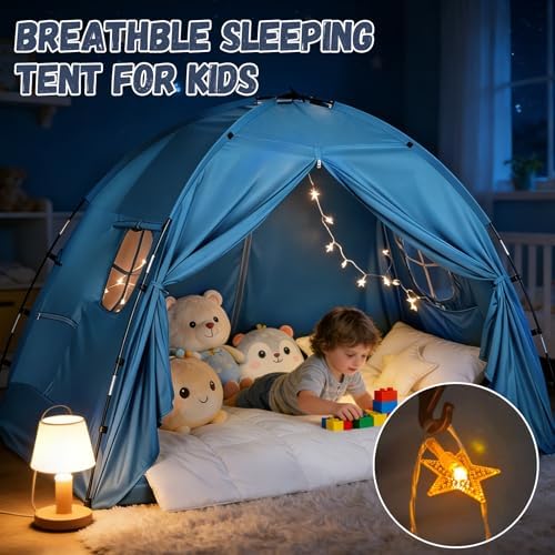 Bed Tent Twin and Full for Kids, Canopy Privacy Sleep Tent Indoor Bunk - Image 6