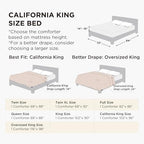 Bedsure California King Comforter - Duvet Insert Quilted, Light Grey/Grey - Image 2