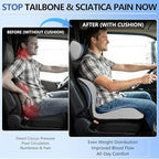 Truck Driver Seat Cushion Set, Dark Gray - Image 7