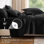 Love's cabin Quilts for Queen Bedspreads, 7 Pieces Bed in a Bag, Black - Image 4