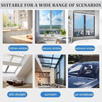 Blackout Window Film Thermal Insulation Cover Heat Blocking, Anti UV Heat Control Reflective Aluminum Foil Sun Blocking Privacy Shade with Suction Cups,Room Darkening for Home Bedroom,32x52 - Image 5