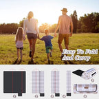 HX&OD Outdoor Picnic Blanket, Extra Large, 80''x80'' Waterproof Foldable Blankets Gingham Picnic Mat for Beach, Camping Grass Lawn Park Accessories Cute Couple Ideas Wedding (Light Brown, 80”x80”) - Image 6