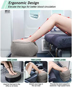 Inflatable Travel Foot Rest Pillow,Kids Airplane Bed,Adjustable Height Flight Pillow,Travel Essentials for Airplane,Office,Home,Trains,Cars - Image 5