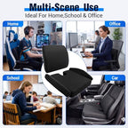 Widened Gaming Chair Cushion Set with Lumbar Support, Tailbone Pain Reduce - Image 7