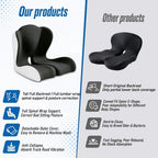 X Large Seat Cushion Office Chair and Car with Lumbar Support Pillow - Image 4