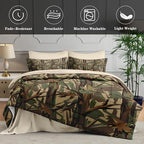 WeCozy Full Comforter Set with Sheets, 7 Pieces Camo Hunting Bedding - Image 5
