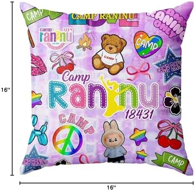 Gilbins Camp Bunk Kids Autograph Pillows A Great Gift for Boys Or Girls (Camp Raninu) - Image 2