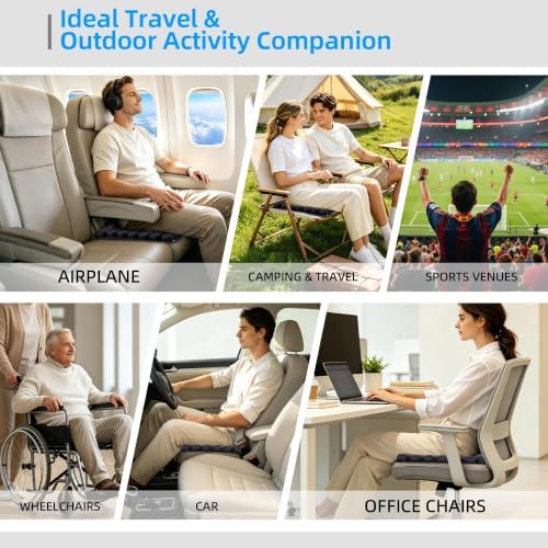 Airplane Seat Cushion, Inflatable Travel Seat Cushion - Image 5