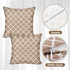 Britimes RV Dinette Cushion Covers Set, 6 Pack, for Camper, Geometric Camp - Image 6