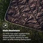 Rumpl Stash Mat Packable Picnic Blanket and Tote Bag, Jade Fade - Image 6