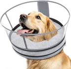 Dog Cone, No-Inflation Sponge Donut Collar for Dogs After Surgery by Didopet