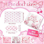 Fanfanwin 6 Pcs Sleepover Party Supplies for Girls, Cute Bow, Pink - Image 2