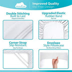DREAMCARE King Size Sheets Set - 6 pcs Breathable Cooling Sheets King Size - Image 6