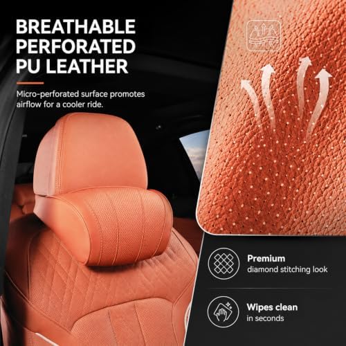 Universal Memory Foam Car Headrest Neck Pillow, Ergonomic Cushion，06：4pc - Image 5