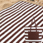 2-in-1 Waterproof Sandproof Beach Blanket&Tote Bag for Picnic Outdoor Park by Unknown