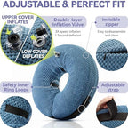 Loflaze Inflatable Dog Cone Collar - Dog Neck Donut Cone Collar Alternative After Surgery - Soft Cone for Large Medium Small Dogs Cats - Alternative Recovery E Collar (Blue, XXL) - Image 6