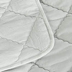 FLXXIE 43x60 Inches Down Alternative Toddler Comforter, Light Grey - Image 2